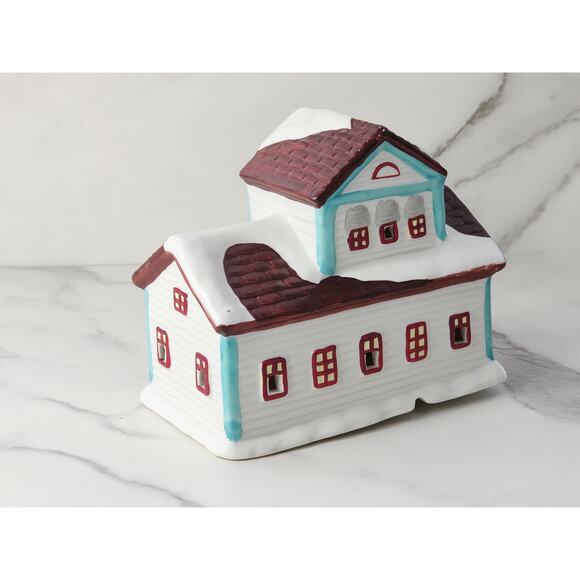 Watkins Christmas Village General Store Lighted House 5 3/4" Ceramic 1992 Vtg - Picture 8 of 15